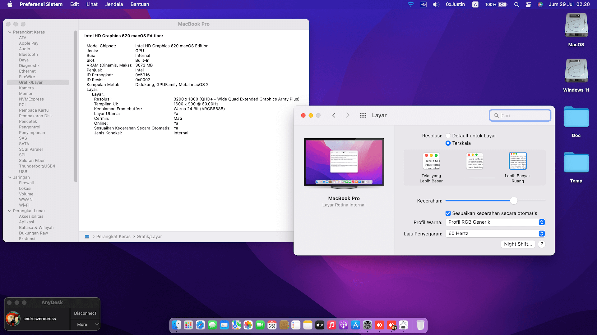 Dell XPS 13 9360 [KabyLake   Intel HD 620 + I2C + 4K]   OpenCore 3